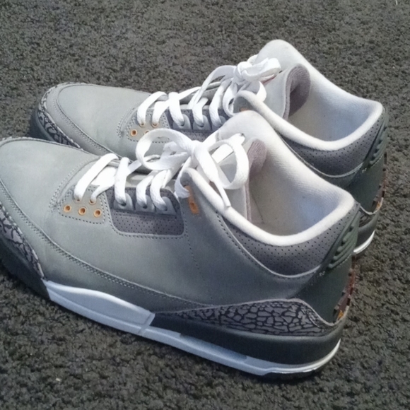 cool gray Jordan 3s main image 5